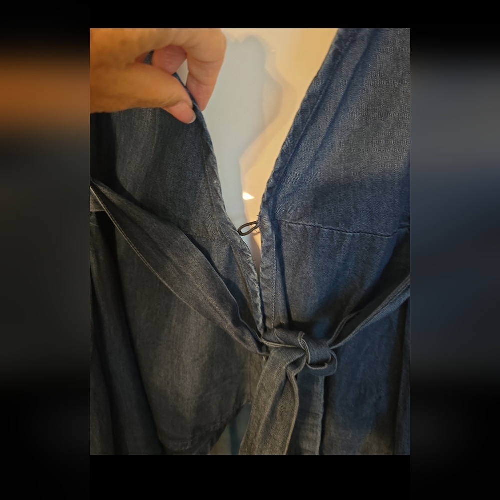 New York & Company Blue Denim Jacket - Picture 6 of 8